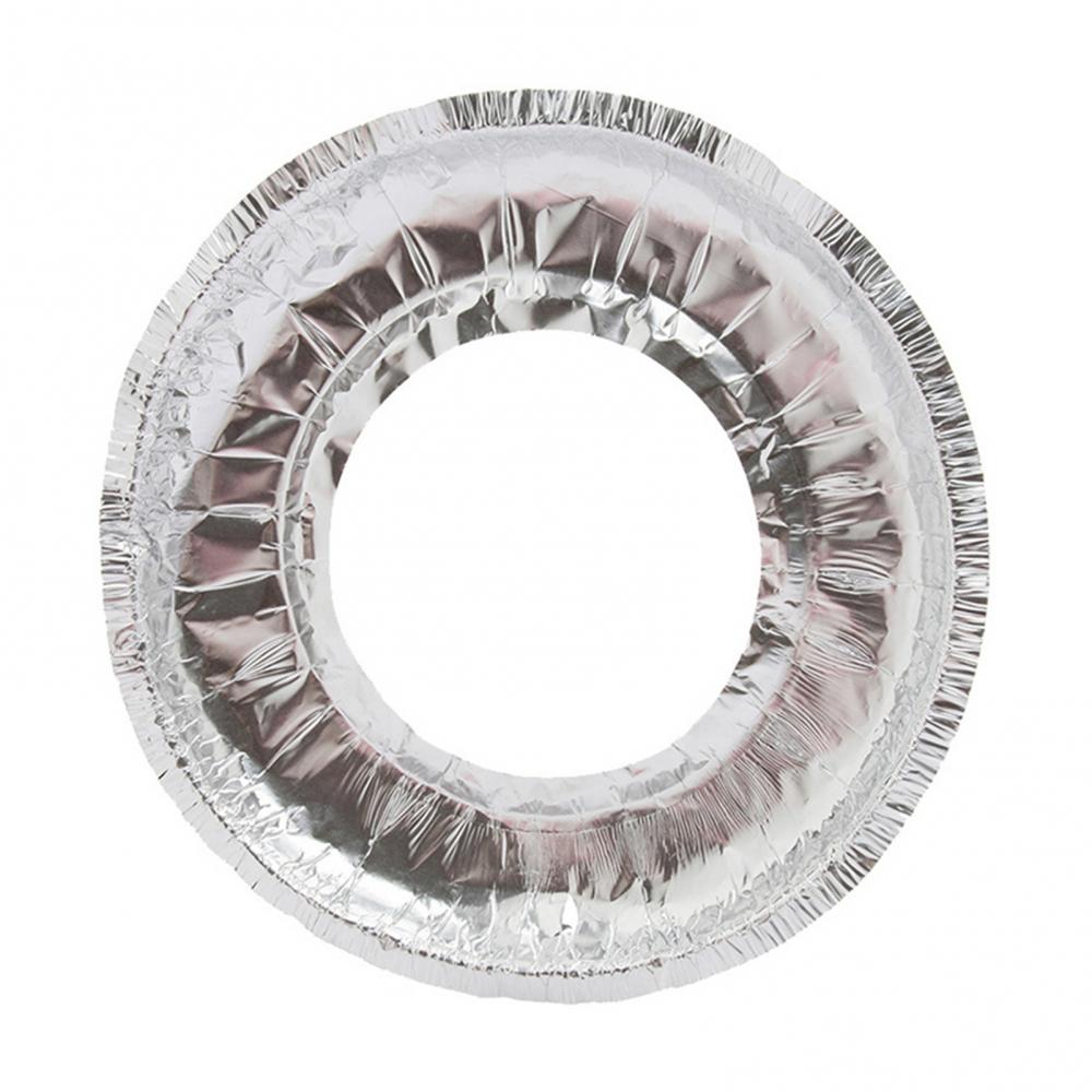 Cover Square 10Pcs Round Gas Cooker Burners Stove Bib Aluminum Foil Anti-oil Mat