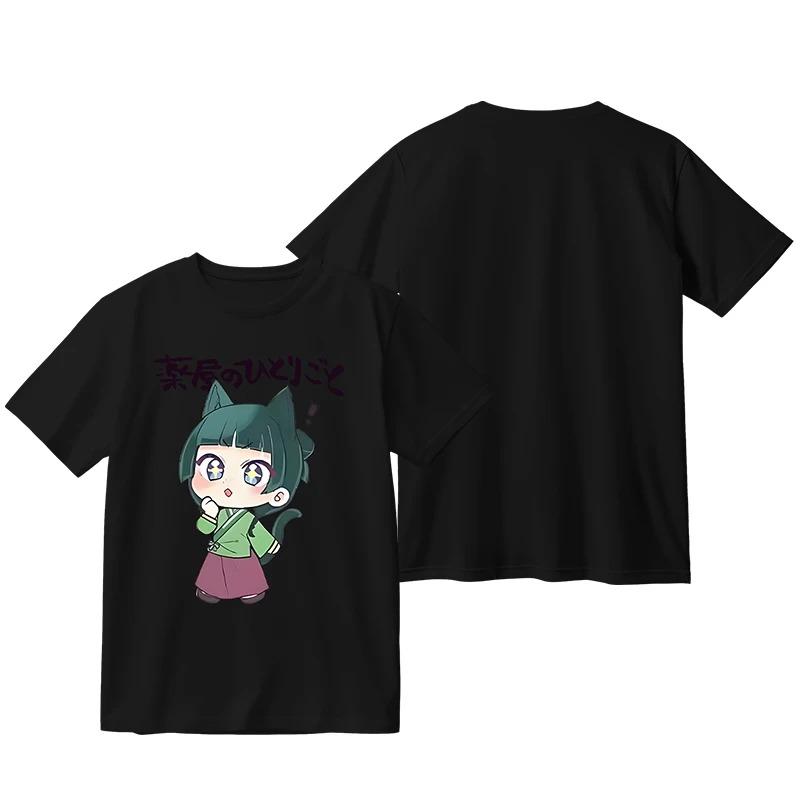 Summer Anime The Apothecary Diaries Oversized T Shirt Women Men O-neck Short Sleeve Funny Tshirt Maomao Cosplay Graphic Tees