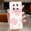 Phone Case For Huawei Nova 12i / Nova 13i Coque Capa Butterfly Bow Protective Casing Transparent Soft Silicone TPU Cover Fundas