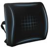 Back Cushion Black Memory Foam 35.5 X 30 X 12 Cm