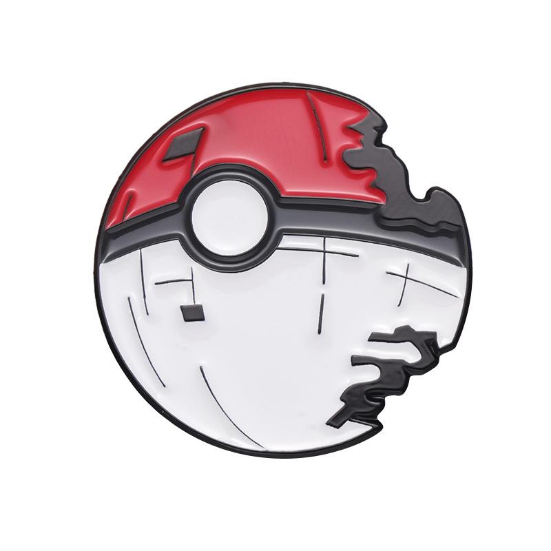 Poke Ball Enamel Pins Brooches for Women Cartoon Badge On Backpack Hat Decoration Accessories Anime Jewelry Fans Gift