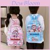 Mochila Infantil Grande Capacidade Nylon Bolsa Escolar Com Design Ventilado Padrão Animal Para Jardim de Infância Meninos Meninas Uso Diário