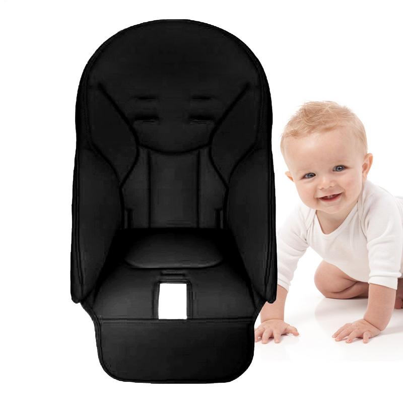Pernă Scaun Înalt Copii Husă Confortabilă din Piele PU Căptușită pentru Scaun de Hrănire Scaun Înalt Scaun Căptușit pentru Fiu Fiică Nepot