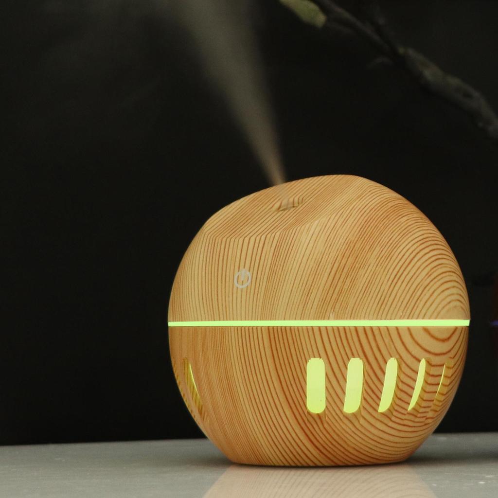 USB Mini Wood Grain Car & Home Humidifier Air Purifier