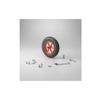 14 Inch Air-Filled Wheel Wear Resistant Hand Wagon Replacement Wheel Professional Hardware Effortless Rolling Wide Surface