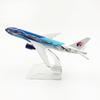 16cm for Malaysia Wave Line B777 Airplane Diecast Metal Finished Aircraft Model Decorative Bookcase Suitable for Gift Giving