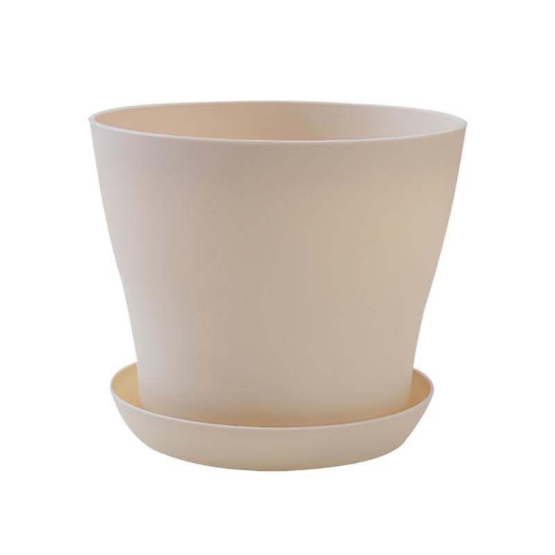 Colorful Flower Pot Round Planters Succulents Plant Pot Nursery Flowerpots Garden Plants Tray Office Decor Planting Supplies