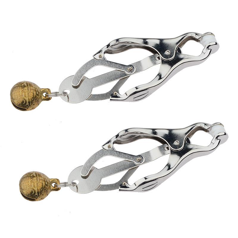 Adult Sex Toys Sex Toy Butterfly Nipple Clamp Ancient Bell Tiger Head Bell Nipple Clamp