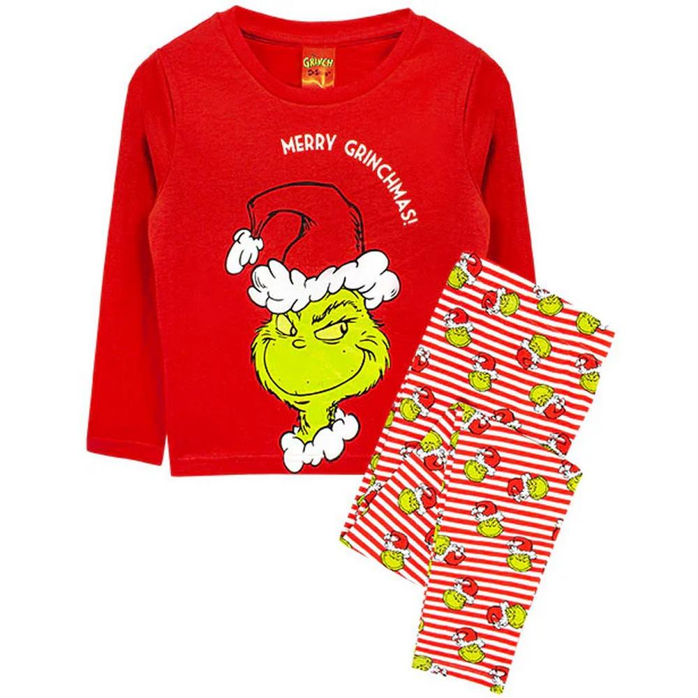 THE GRINCH Set pijamale lungi Merry Grinchmas pentru fete