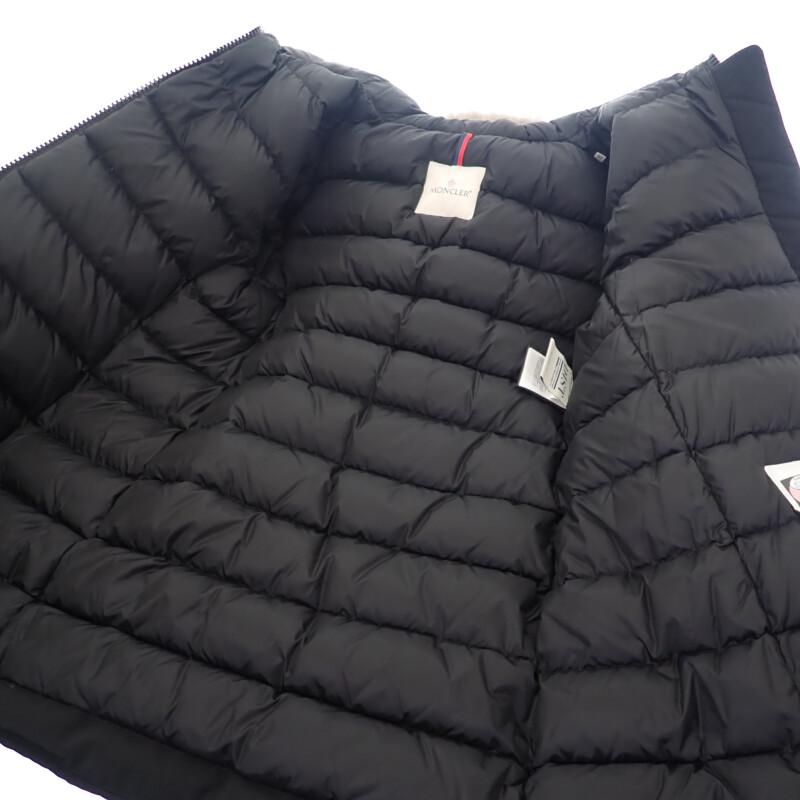 MONCLER  E20934987125 C0071 0 Down jacket black polyester/cotton Women