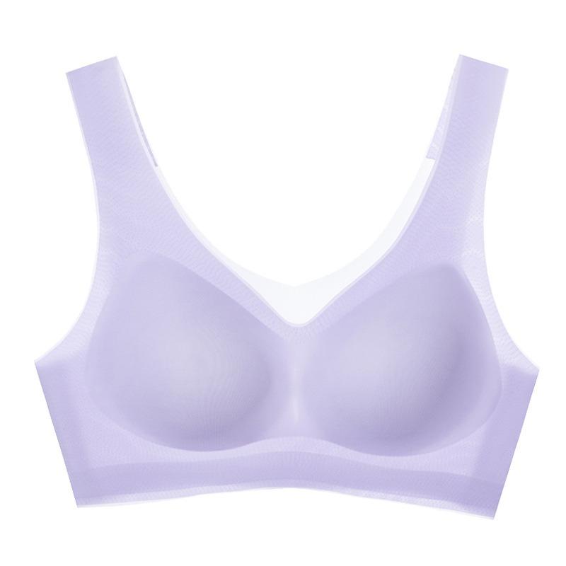 Women S Thin Breathable No Wire Plus Size Comfortable Middle Aged Bra