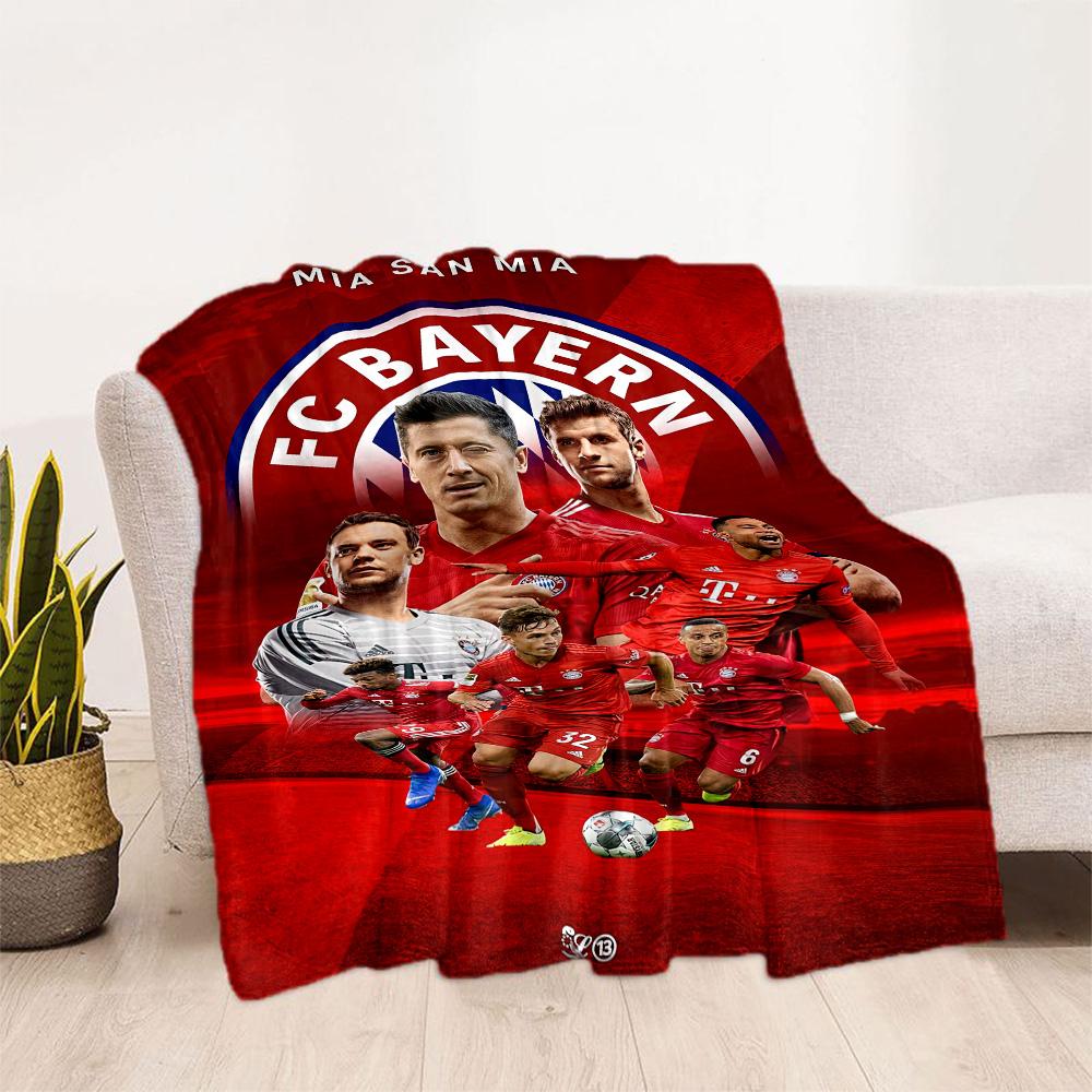 Bayern Munich Blanket Comfortable Perfect for Bed Livingroom Picnics for All Seasons Modern Birthday Christmas Gift Blanket