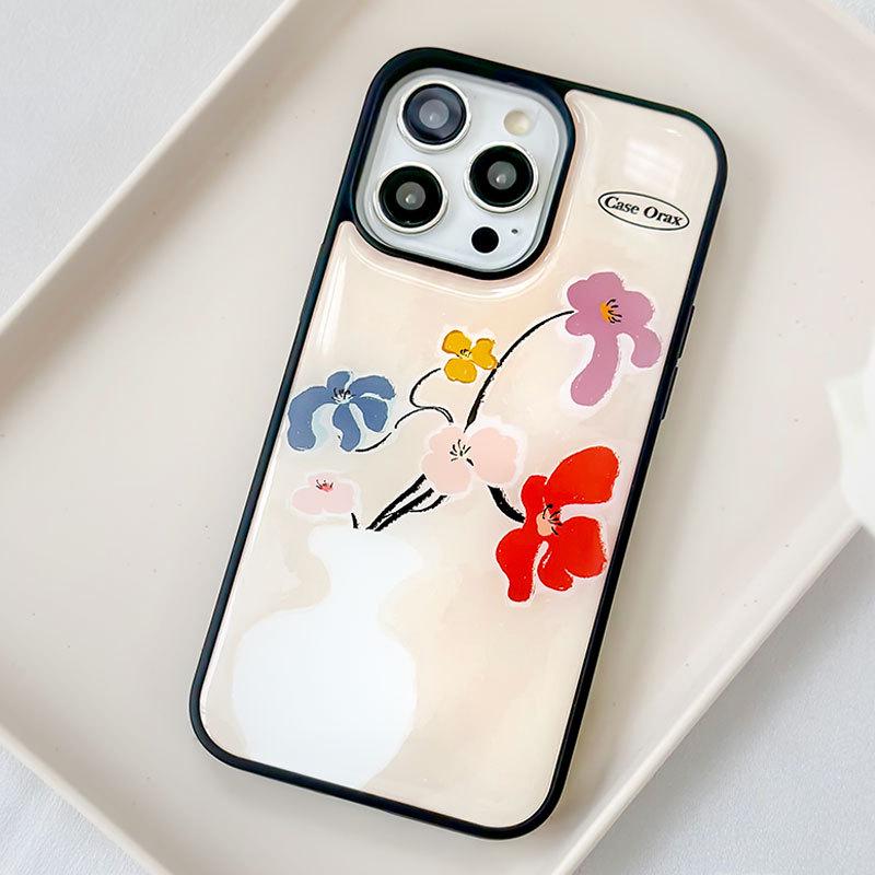 Zhitai iPhone 16 Pro Max/15 Pro Case, Apple 14 Drop Glue, Ins Style, Compatible with Huawei Mate 60