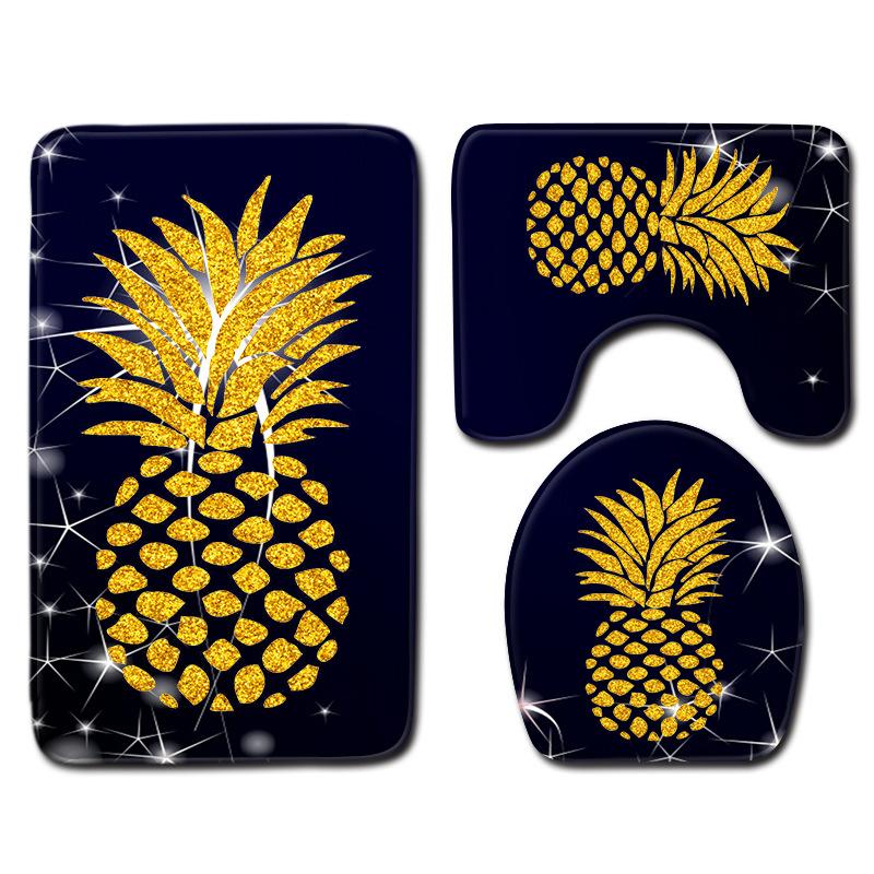 Animal Tree Print Bathroom Decorative Carpet Non-Slip Floor Mat Door Mat