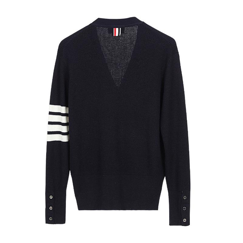 TB BROWIN Korean Style Waffle Knit Sweater - Autumn/Winter Casual Knitwear