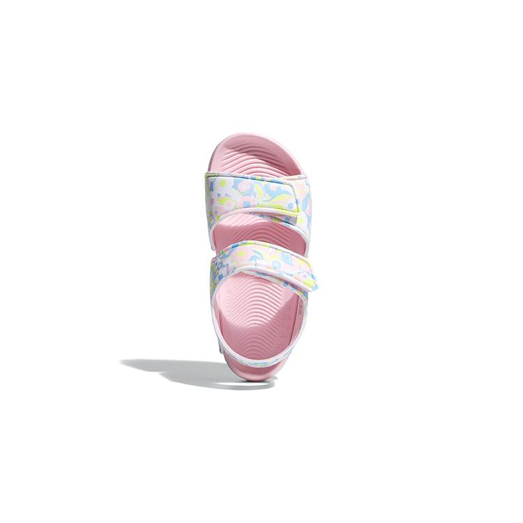 adidas Altaswim C Synthetic Leather Slip Resistant Abrasion Resistant Children's Sandals Pink Blue Green EF0376