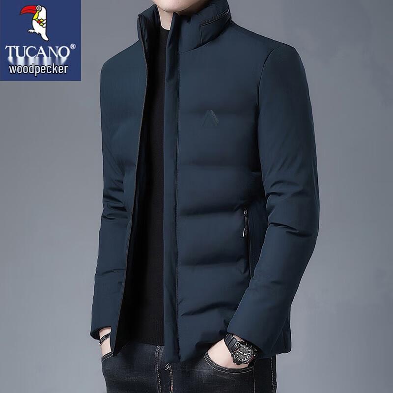 Tucano Herren Winter Stehkragen Wattierte Jacke