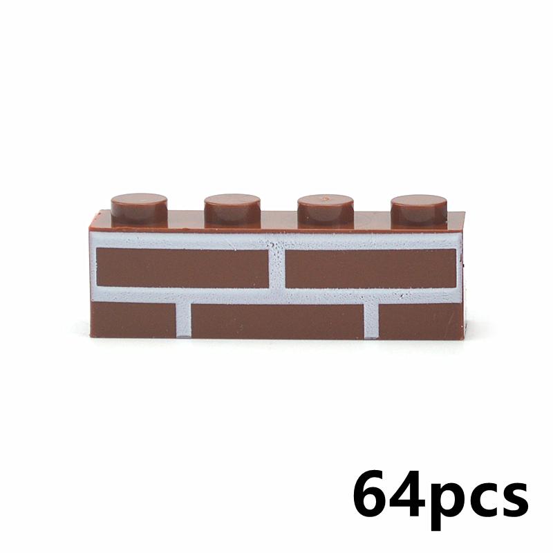 MOC City Thick Wall Figures Bricks 1x2 1x3 1x4 1+2 Dots Building Blocks Compatible 15533 98283 Educational House Contruction Toy