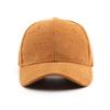 Spring Autumn Corduroy Baseball Caps 100% Cotton Solid Vintage Unisex Baseball Hat For Women Men Adjustable Outdoor Hip Hop Hats