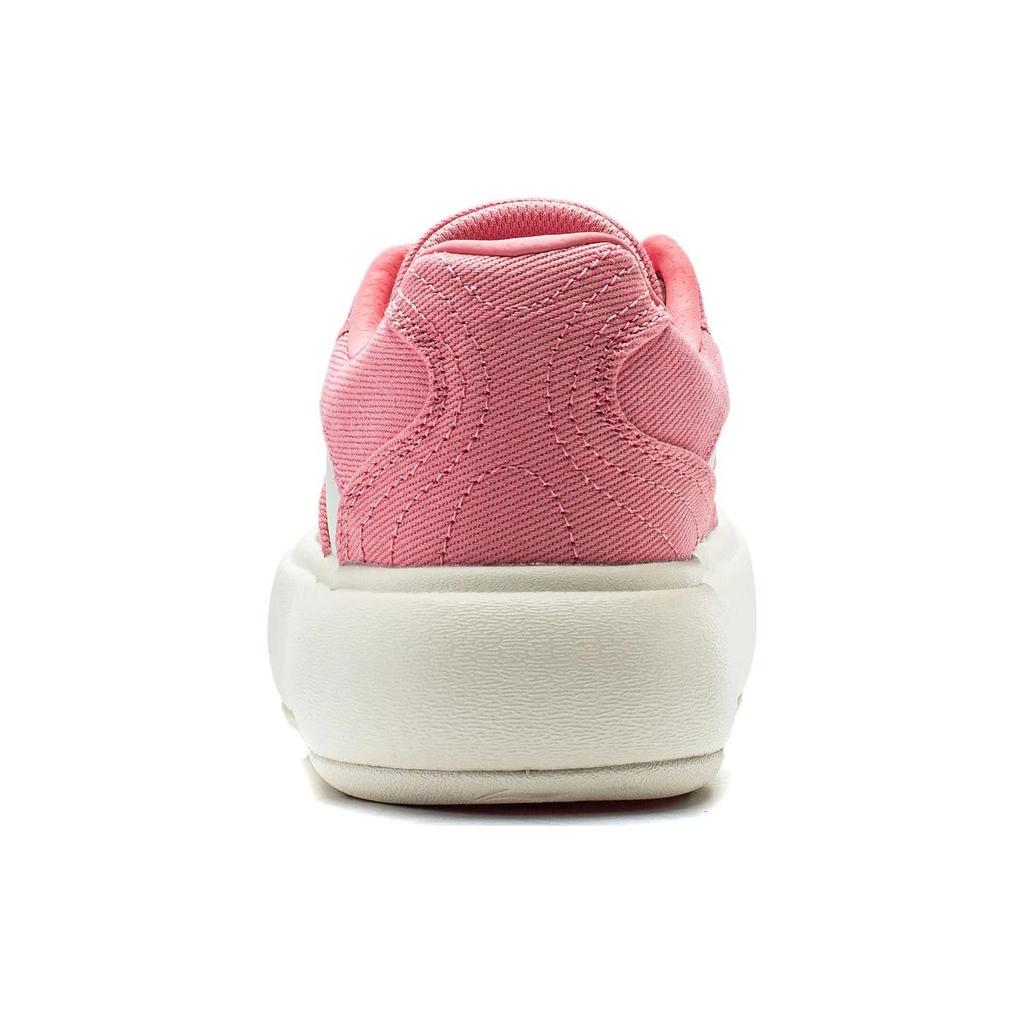 Li Ning Cream Puff Platform Slip Resistant Abrasion Resistant Low top Casual Shoes Women's Pink White AZGT026-9