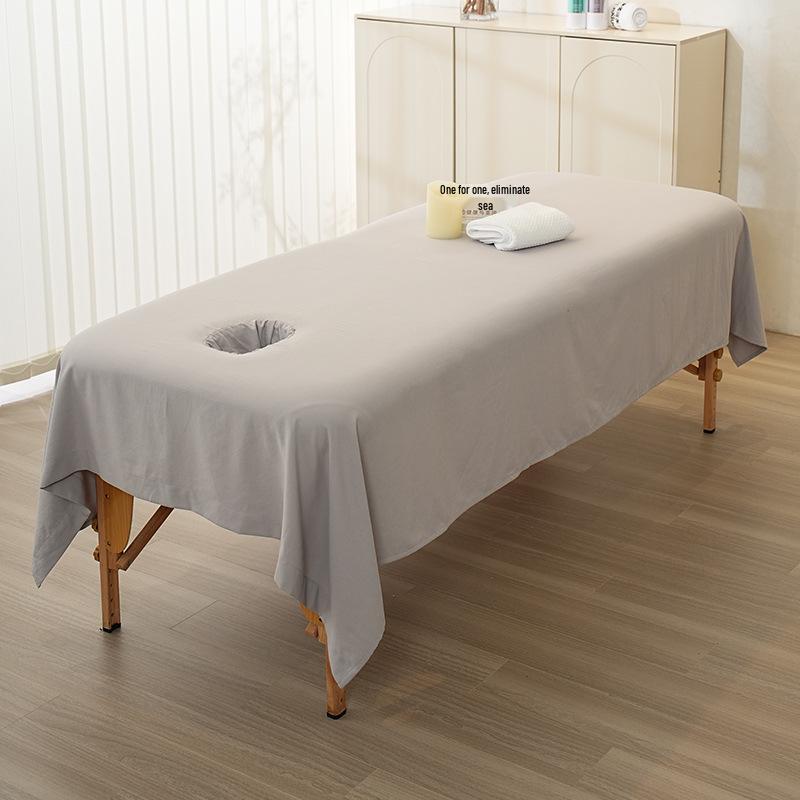 Monet Cotton Massage Therapy Bed Sheets with Hole - Large, Soft & Skin-Friendly for Beauty Salons