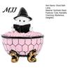 Comforting Halloween Decoration Light Ghost Bubble Bath Reading Book Night Quaint Lamp Handmade LED Table for Bedroom Study Room Bathroom Decor