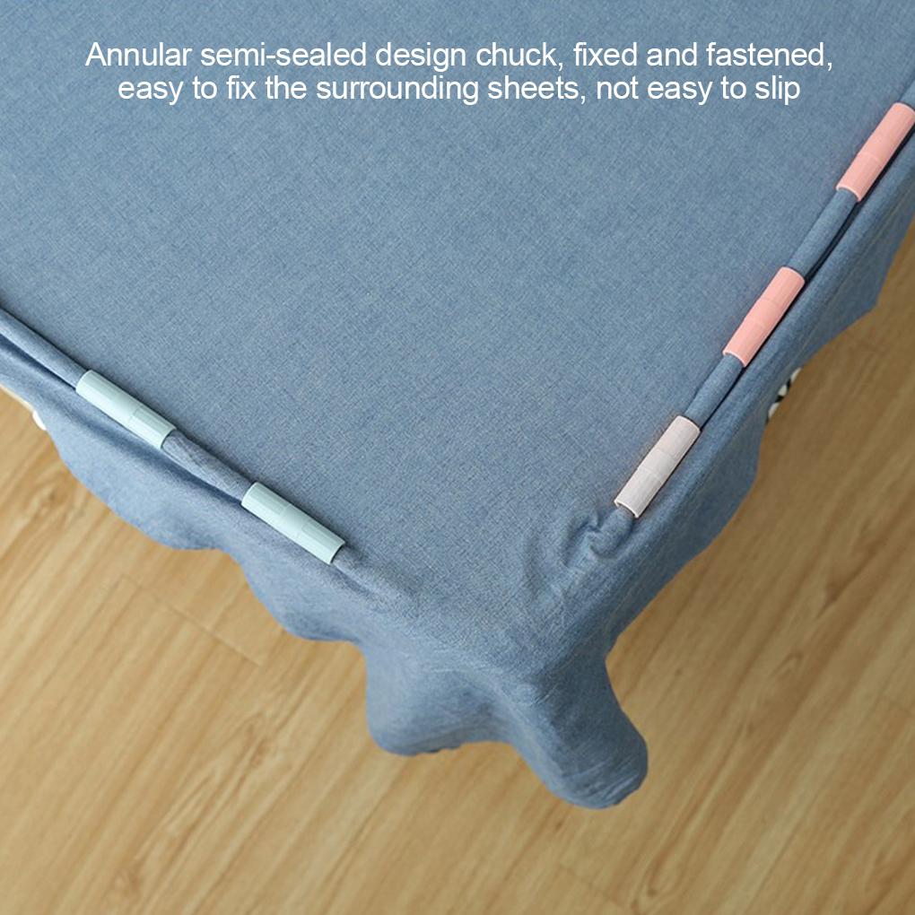 20pcs Bedsheet Clips Plastic Bed Cover Grippers Non-slip Quilt Fasteners Mattress