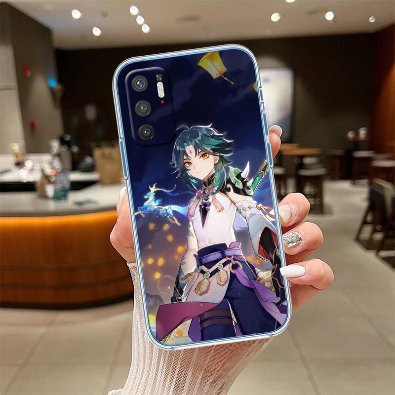 

RE33 Genshin Impact Transparent Phone Case for Motorola Moto Edge 20 30 40 50 S30 Fusion Ultra Pro Neo Lite + G200 G23 Motorola Edge 30
