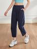 Plus Size Women's Slimming Quick-Dry Harem Pants - Lightweight, Loose, and Cropped for Summer Comfort
