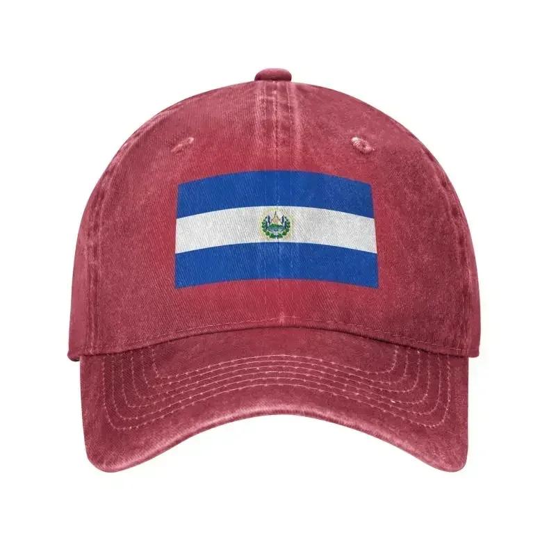 Custom Classic Unisex Cotton Flag Of El Salvador Baseball Cap Adult Adjustable Dad Hat Unisex Women Hip Hop