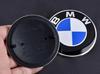 ABS 82MM 74MM For BMW Front Hood Emblem Trunk Rear badge logo  F10 F20 G20 E87 E60 E63 F01 E46 E90 F30 F02 E83 Car Accessories