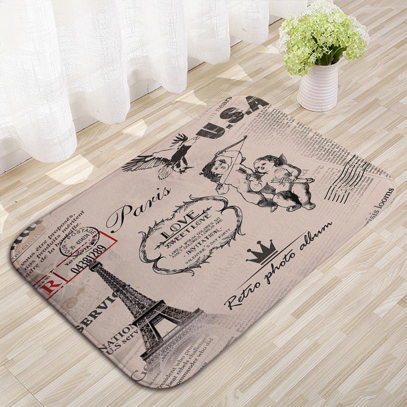 Building Tower Kitchen Floor Mat Bedroom Non-slip Carpet Household Door Mat Entry Floor