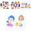 Bubble 12pcs Figure Guppies Toy Cake Topper Gil Molly Nonny Deema Oona Goby Toys