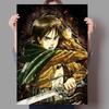 Anime angrep på titan mannlig hovedperson Maleri Kunst Hjemmeinnredning Barnerom Barnerom Stue Sofa Veggdekor Kvalitet Lerretsplakat