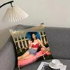 Singer K-Katy P-Perry 1432 Hot Album Cushion Cover Reversible Plush Pillow Cover – For Car, Sofa, Bedroom, Perfect As a Gift.