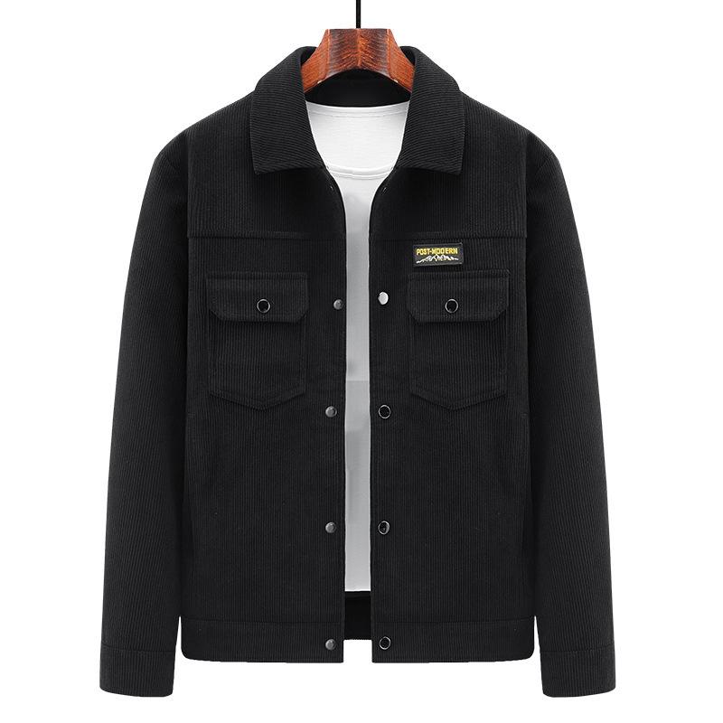 Men's Autumn New Casual Lapel Jacket Men's Youth Coat Top