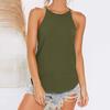 Slim Women Vest Bright-colored Cotton Blend Casual Style Skin-friendly Summer Vest for Dating