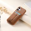 Elastic Wristband Wallet Card Phone Case for IPhone 17 Air 16E 15 14 Plus 13 12 11 Pro Max Leather Shockproof Protection Cover
