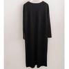 Shop   Women Round Drop Shoulder Loose Fit One Mile Color Block Long Dress Ara W