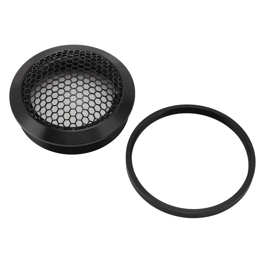 2Pcs Round Speaker Grill Metal Mesh Subwoofer Guard Durable Car Speaker Cover  Car Audio