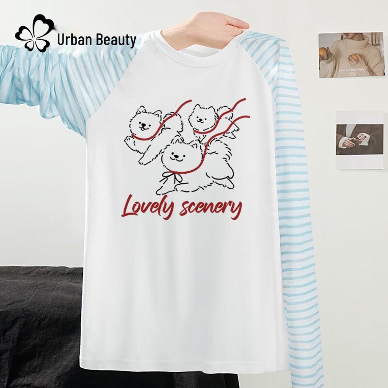 Women s Snowflake Cotton Long Sleeve T-Shirt 2XL