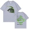 Yeat Lyfestyle 2093 Tričko s potiskem očí Album Merch Tide Tričko Unisex Trička Estetické Klasické Pánské Letní Ležérní Y2K Oblečení