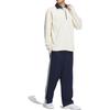 Adidas Originals X Notitle FW23 Contrast Zip Double Layer Long Sleeve Polo Unisex Tops Beige IN1021