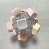 12 Keys Magic Ball Fidget Keychain Keys Button Diy Keyboard Finger Keyboard Cap Pass The Time Relief Stress Pinch Adult