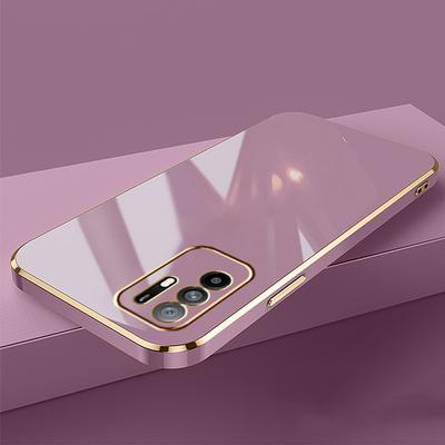 Für Oppo A94 5G Hülle, Luxus-Quadrat-Beschichtung, Oppo Reno 5Z Telefonhülle, Reno 6Z Stoßfeste Silikon-Rückseite, CPH2211 CPH2237 Hülle