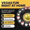 Shot Glass Roulette – Drinking Game Set (2 Balls and 16 Glasses) 16PCS Set Black FON-10046