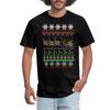 Ugly Christmas Sweater Pattern Men's T-Shirt