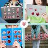 50 Valentine's Day Waterproof Graffiti Stickers for Mobile Phones