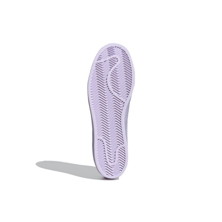 Adidas Originals Superstar Synthetic Leather Retro Casual Low-Top Sneakers Unisex Sneakers Purple FZ5216