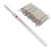 50pcs Professional Nail Polishing Grinding Head Nail Drill Bits Manicure Tool AccessoryF‑1.8mm   0.1in